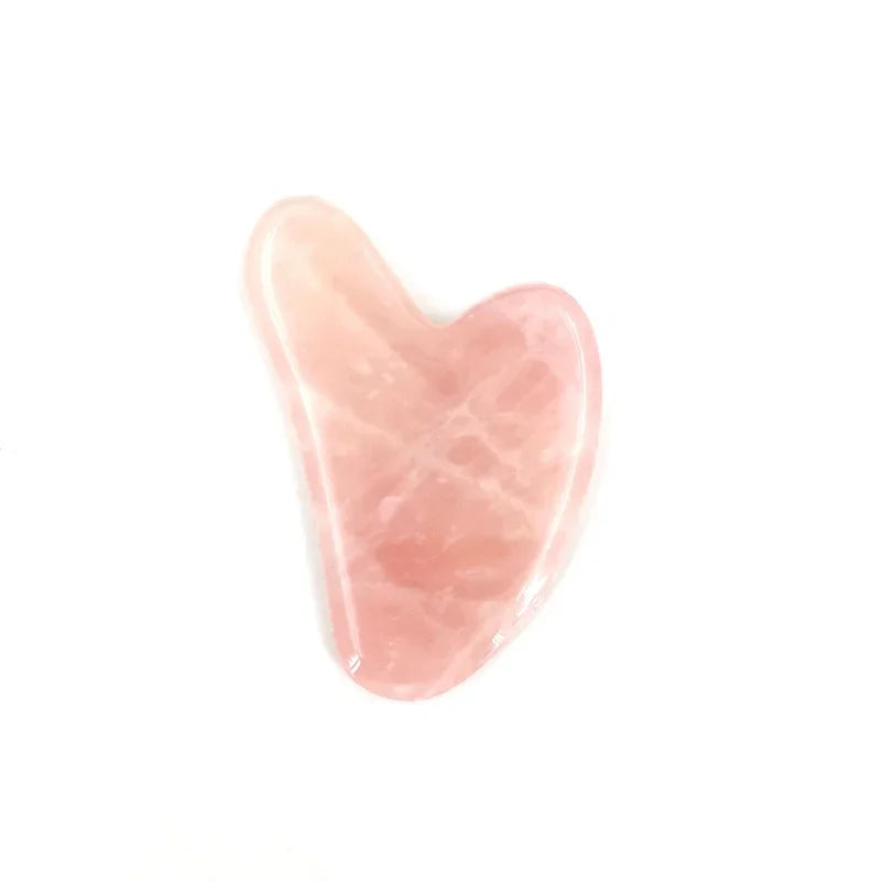 Rouleau Massage Visage Quartz Rose
