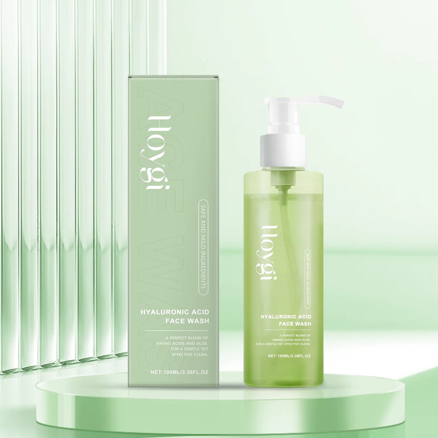 Gel Nettoyant Visage à l'Acide Hyaluronique