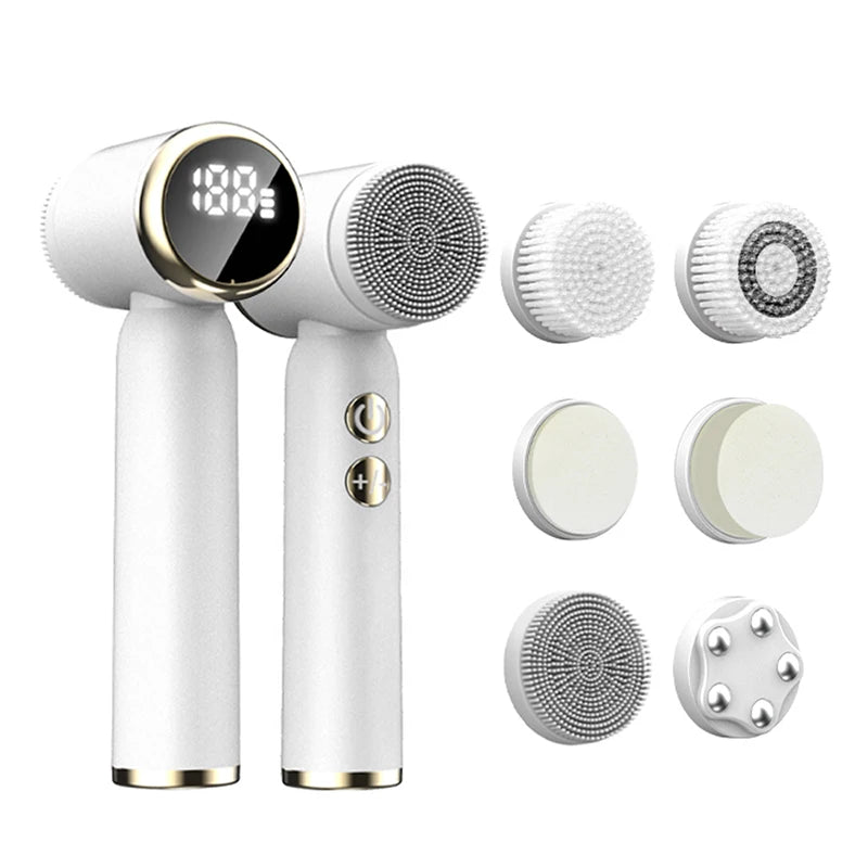 Brosse Nettoyante Visage - Exfoliante et Massante