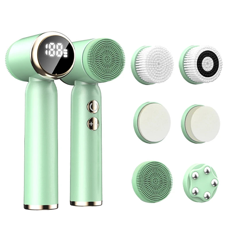 Brosse Nettoyante Visage - Exfoliante et Massante