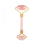 Rouleau Massage Visage Quartz Rose