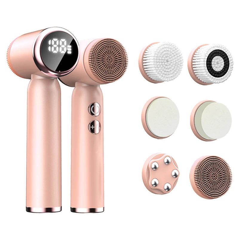 Brosse Nettoyante Visage - Exfoliante et Massante